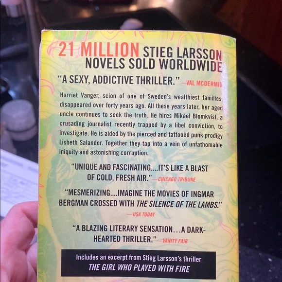 The Girl with the Dragon Tattoo Book - Picture 2 of 2